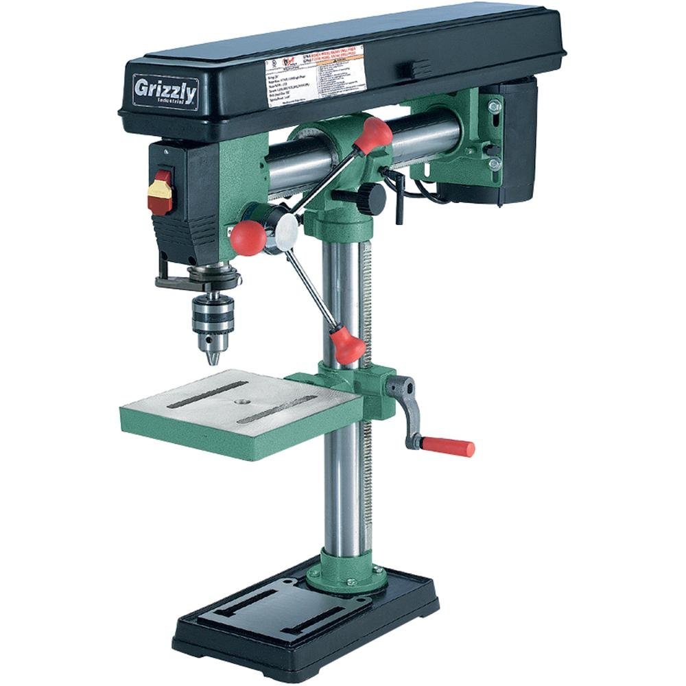 Grizzly G7945 5 Speed Bench-Top Radial Drill Press