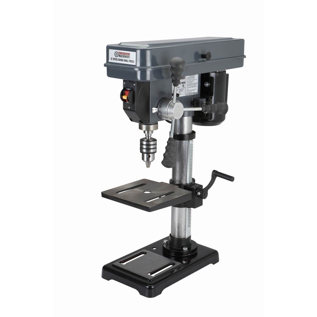 10 in. Bench Mount Drill Press, 12 Speed by Central Machinery