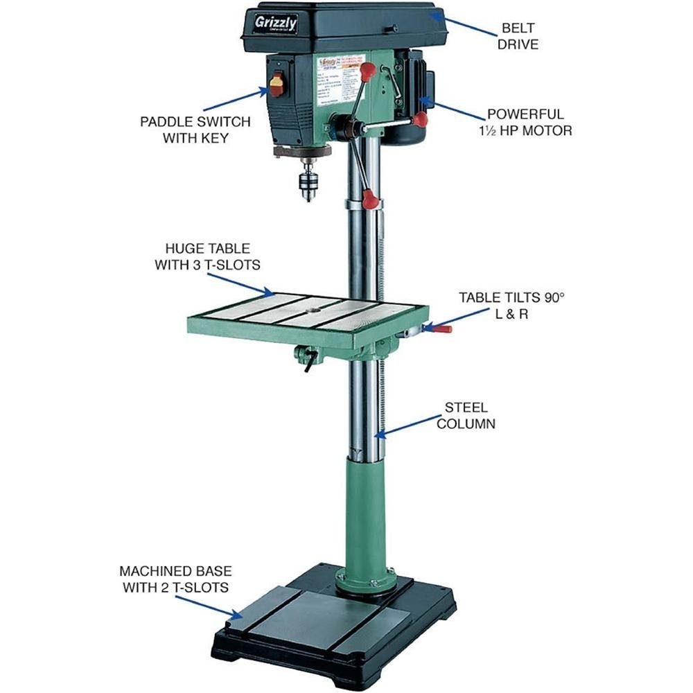 Grizzly G7948 drill press