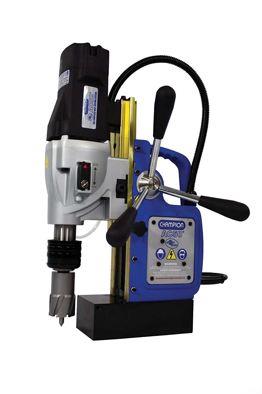 Champion Cutting Tool RotoBrute MightiBrute AC50 Portable Magnetic Drill Press: Up to 2-1/8
