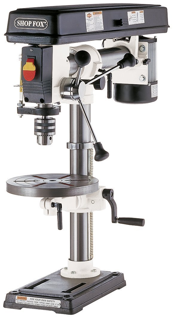 SHOP FOX W1669 1/2-Horsepower Benchtop Radial Drill