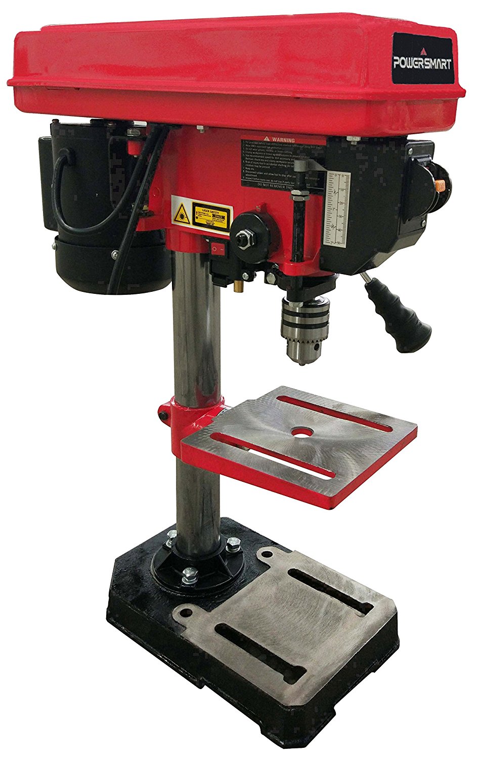 PowerSmart PS308 5-Speed Drill Press with Laser Guide, 8