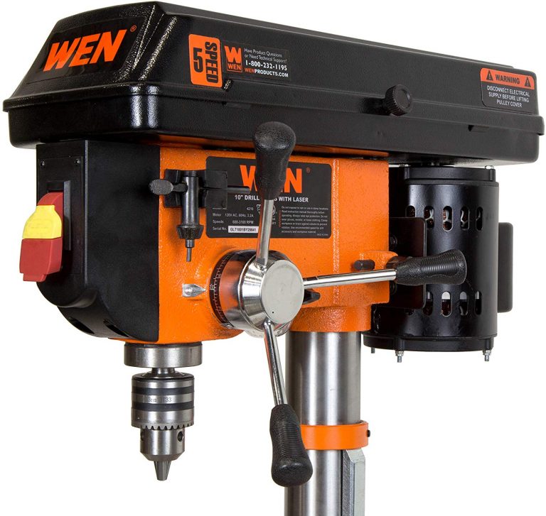 WEN 4210 Drill Press with Laser, 10Inch