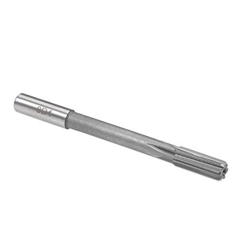 uxcell Chucking Reamer 8mm, H8 HSS Lathe Machine Reamer 6 Straight Flutes