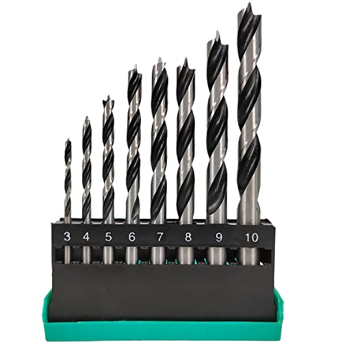 Hymnorq Brad Point Wood Drill Bits 8PC Set