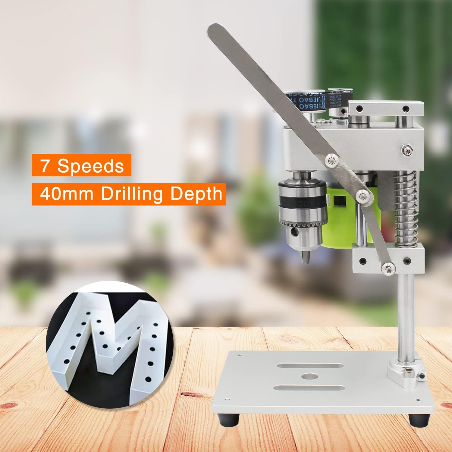 Mini Bench Drill Press Drilling Machine Variable Speed Drilling Chuck