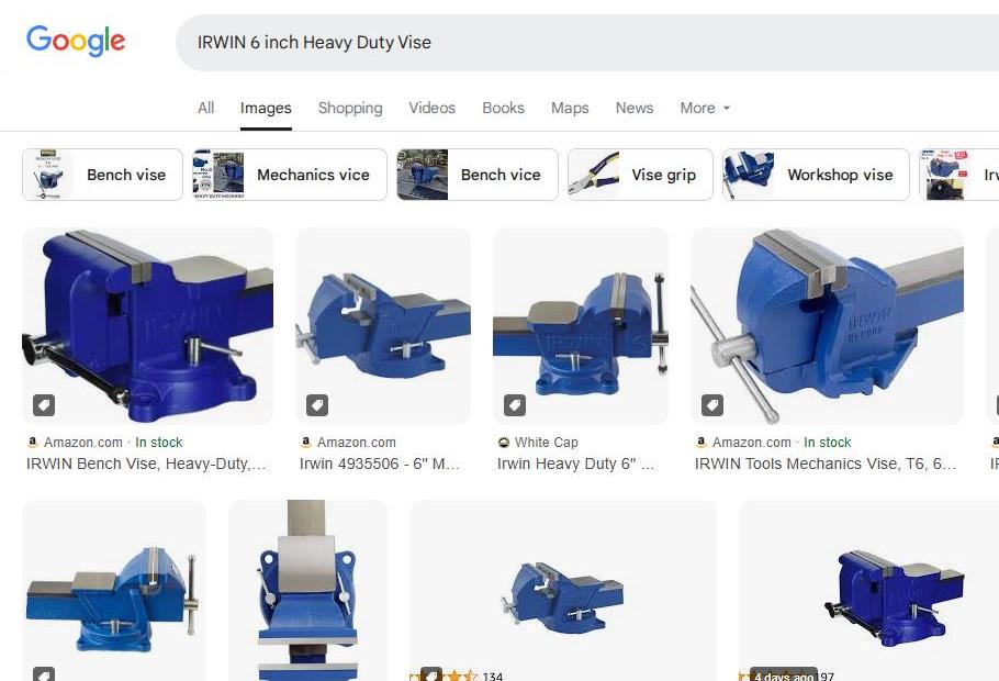 Search Results for IRWIN 6 inch Heavy Duty Vise