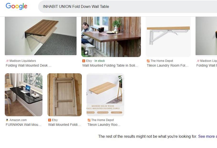 Fold-Down Wall Table Options Online
